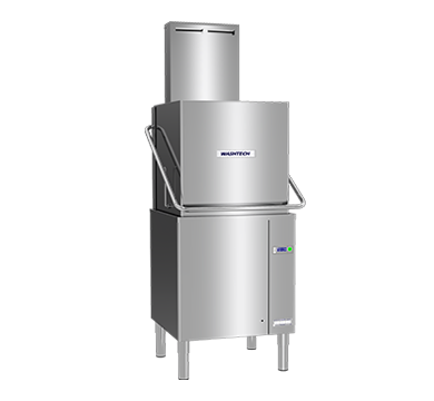 Washtech ALC Premium Passthrough Dishwasher With Heat Condensing Unit  415V 15A 500mm Rack