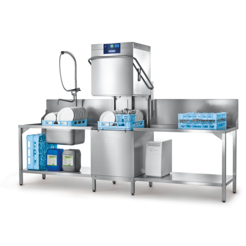 Hobart / AMX-20B / PROFI Series Marine Hood-Type Glass and Dishwasher / W635 x D742 x H1510 mm/ 124kg / 1Y Warranty