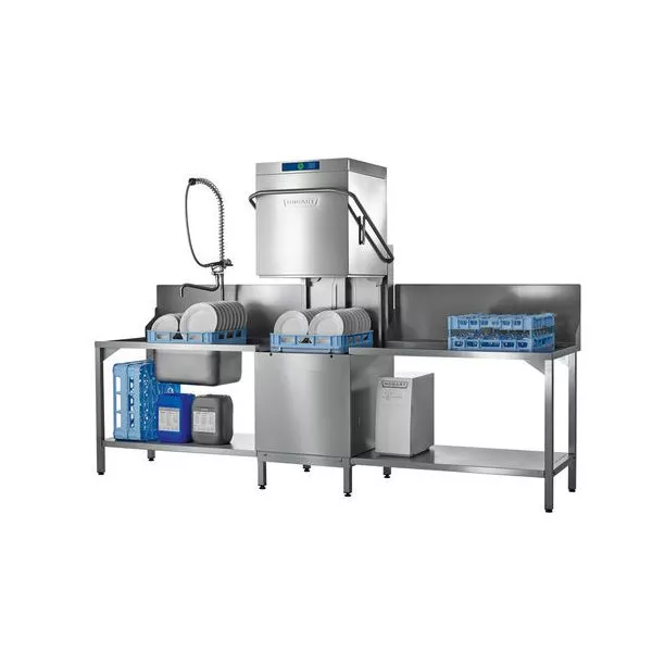 Hobart AMX-HL Electronic Pass Through Hood Dishwasher