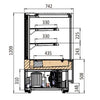 ATOSA DF157F Square Cake Showcase 3 Tier 497L 1500mm