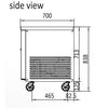 Atosa EPF3432 Three Door Under bench Fridge 450L  1795(W)