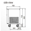 Atosa EPF3721 Two Door Glass Under Bench Fridge 300L 1360(W)