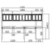 ATOSA MPF8203 Three Door Pizza Prep Fridge 880L 2362mm