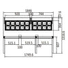 ATOSA MSF8304 3 Door Sandwich Prep Fridge 598L 1846mm