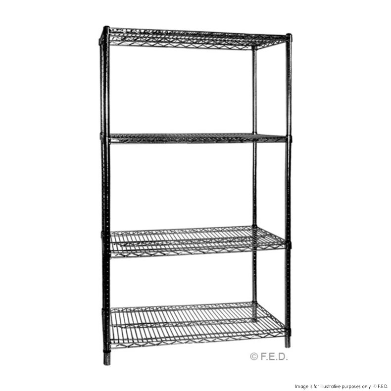 Modular systems B24/24 Four Tier Shelving - 610 mm deep x 1880 high x 610 width