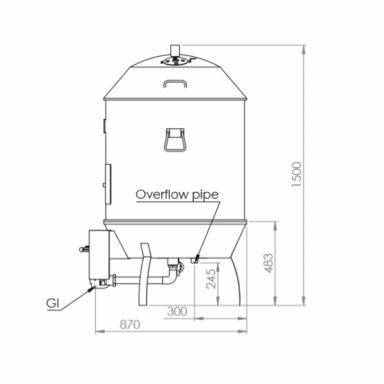 B+S B+S Black Duck Oven DR-800