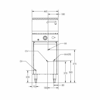 B+S Black Noodle Cooker with Yum Cha Insert NC-YC