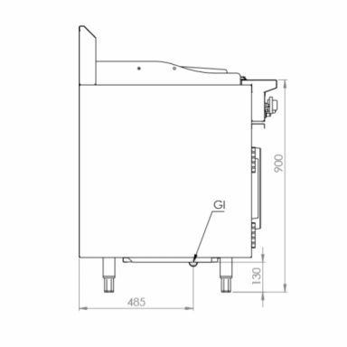 B+S Black Oven with 300mm Grill Plate & 300mm Char Broiler OV-GRP3-CBR3