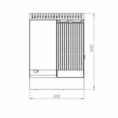 B+S Black Oven with 300mm Grill Plate & 300mm Char Broiler OV-GRP3-CBR3