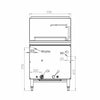 B+S Black Single Hole Waterless Pot Steamer YCJSF-1