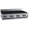 B+S Black Boiling Tops Eight Burner Bench Mounted BT-SB8BM