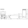 B+S Black Grill Plate 300mm Bench Mounted GRP-3BM