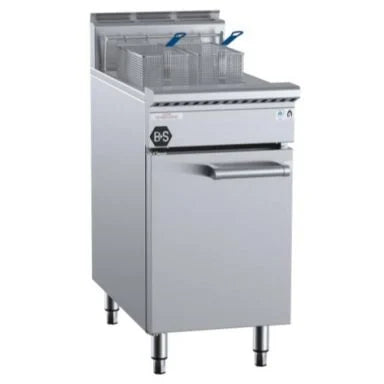 B+S Black Turbo Fryers Single Pan TF-451