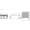 B+S K+ Char Broilers 600mm Bench Mounted KCBR-6BM