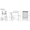 B+S K+ Noodle Pasta Cookers Six Basket KNC-6