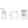 B+S K+ Turbo Fryers KTF-451 Single Pan