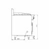 B+S Black Oven with 300mm Char Broiler & Two Open Burners OV-SB2-CBR3