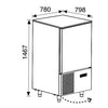 Anvil Everlasting BCE2015  15 Tray Blast Chiller