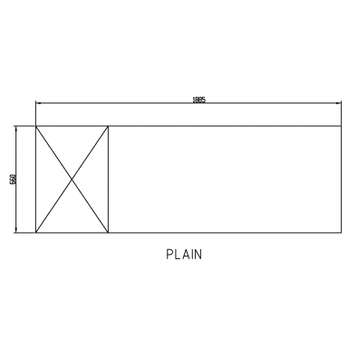 Anvil Glacian BCS61885 Slimline 660mm Deep 3 Door S/S Underbench Fridge