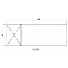 Anvil Glacian BCS61885 Slimline 660mm Deep 3 Door S/S Underbench Fridge
