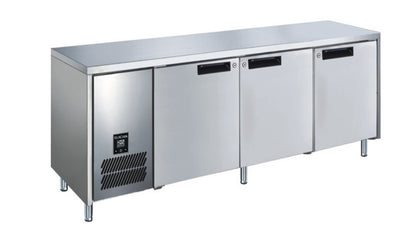 Anvil Glacian BCS61885 Slimline 660mm Deep 3 Door S/S Underbench Fridge