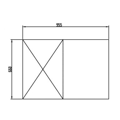 Anvil Glacian BCS71815 760mm Deep 2 Door S/S Underbench Fridge
