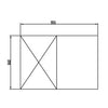 Anvil Glacian BCS71815 760mm Deep 2 Door S/S Underbench Fridge