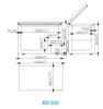Atosa BD-550 Solid Door Chest Freezer 450L W1320 x D780x H890