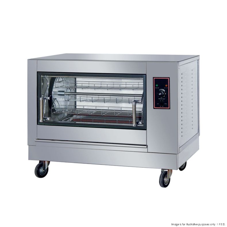 Benchstar YXD-266E Benchstar Compact Heavy Duty Basket Rotisserie Fits 8-12 Birds