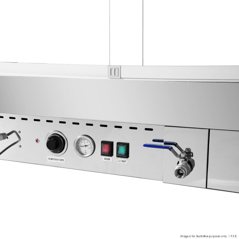 Bonvue Square Countertop Wet and Dry Bain Marie - BM17SC