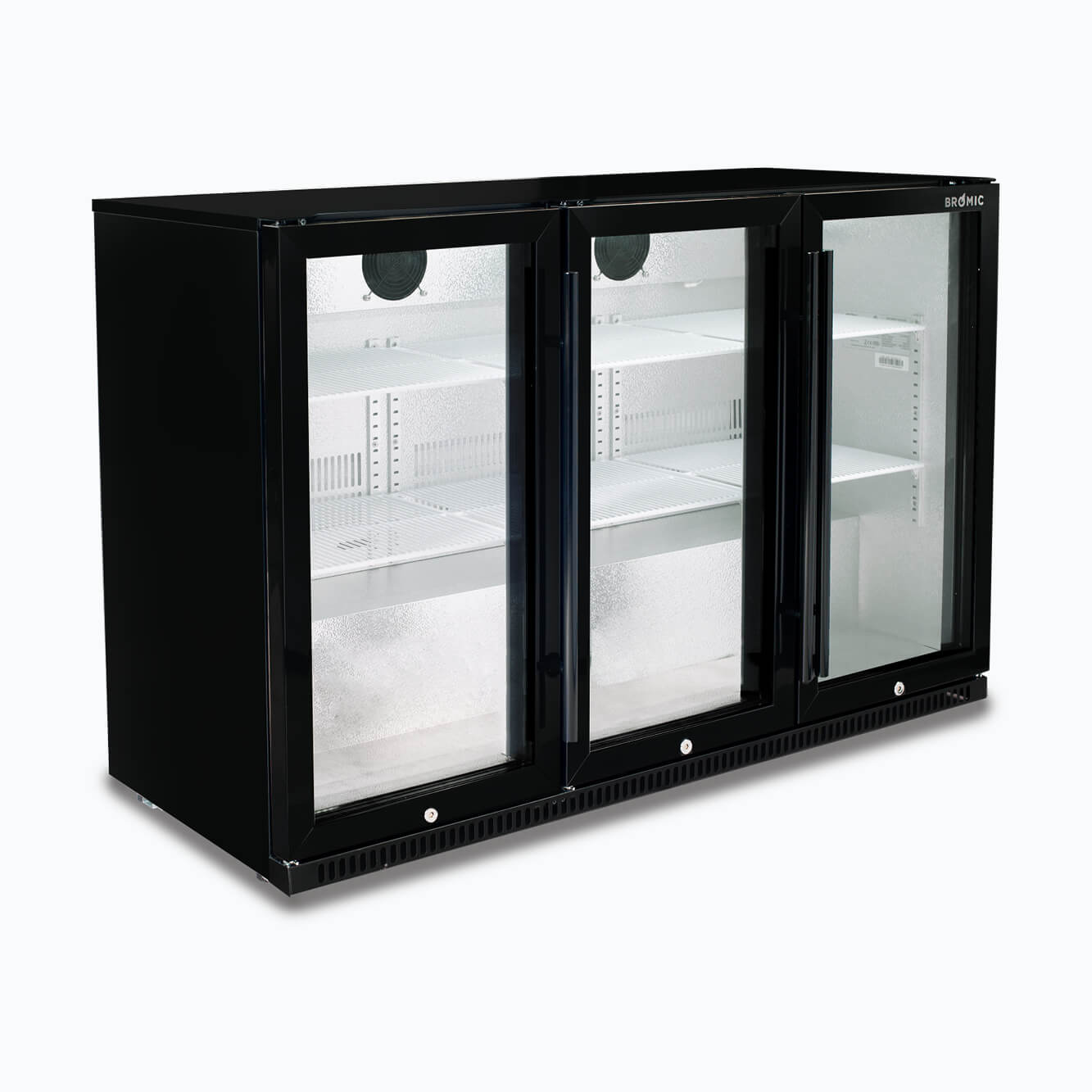 Bromic - Back Bar Fridge - 307L - 3 Doors - Hinged