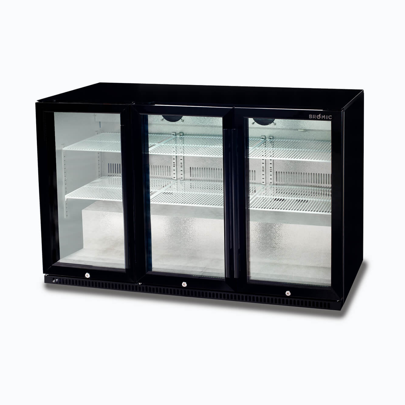 Bromic - Back Bar Fridge - 307L - 3 Doors - Hinged