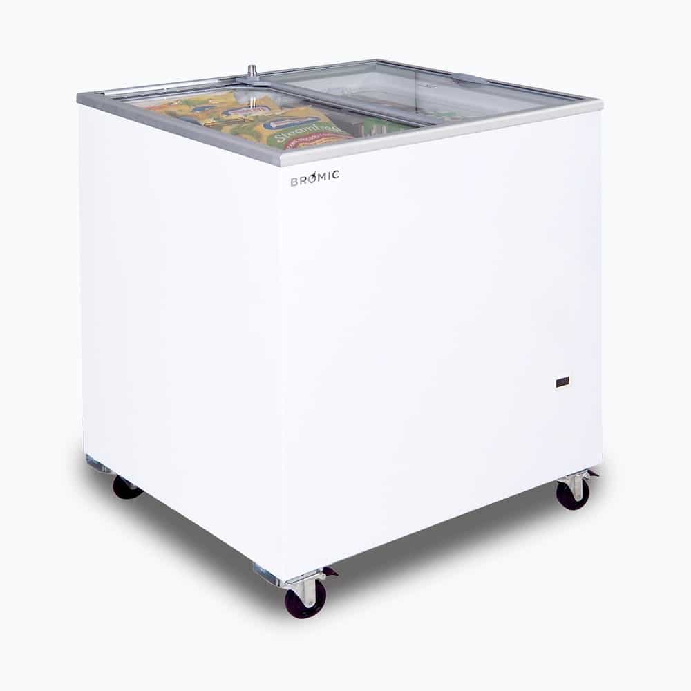 Bromic - Display Chest Freezer - 191L - Flat Glass Top