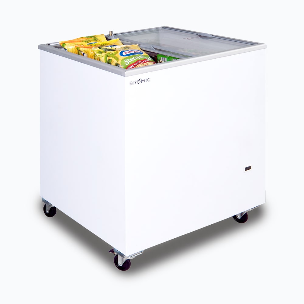 Bromic CF0200FTFG Flat Glass Top Chest Freezer 191L