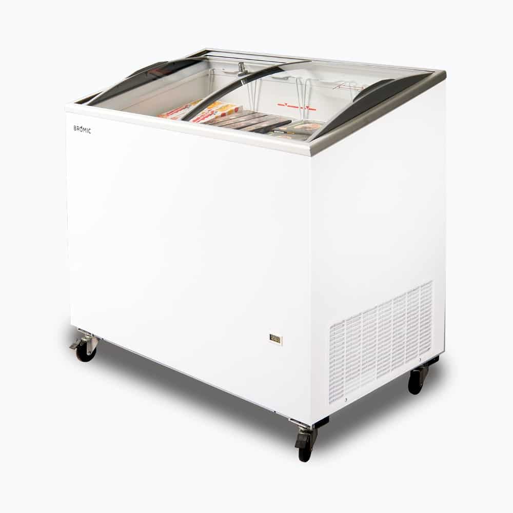 Bromic - Display Chest Freezer - 264L - Curved Glass Top