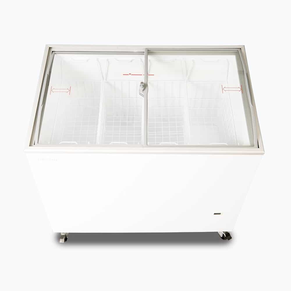 Bromic - Display Chest Freezer - 264L - Curved Glass Top