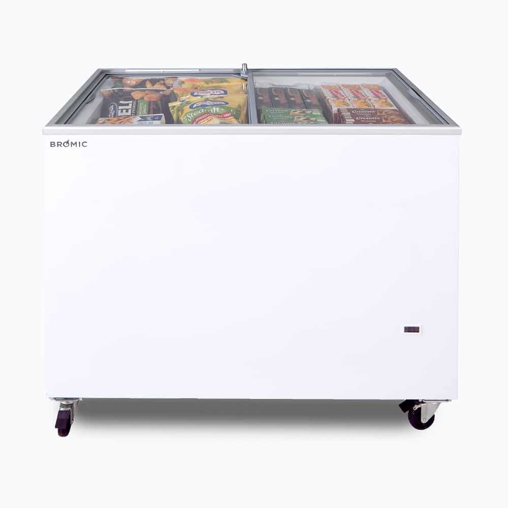 Bromic - Display Chest Freezer - 296L - Flat Glass Top