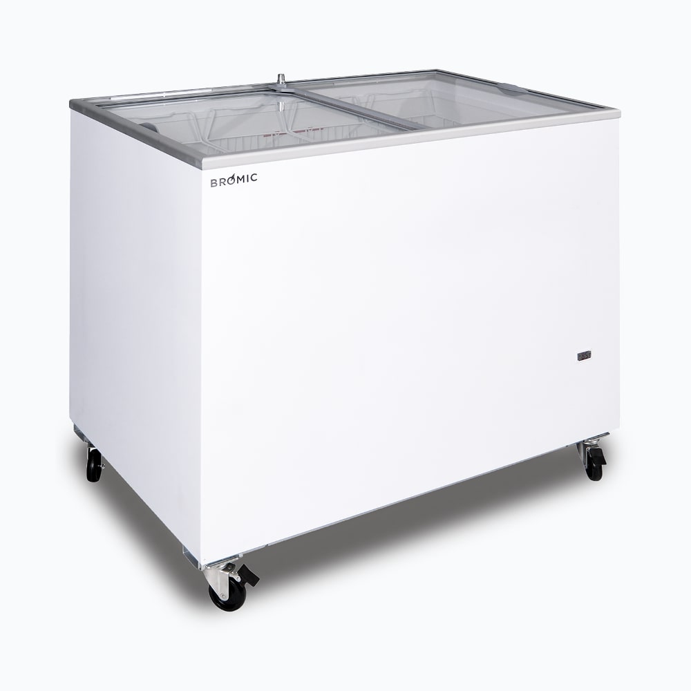 Bromic - Display Chest Freezer - 296L - Flat Glass Top