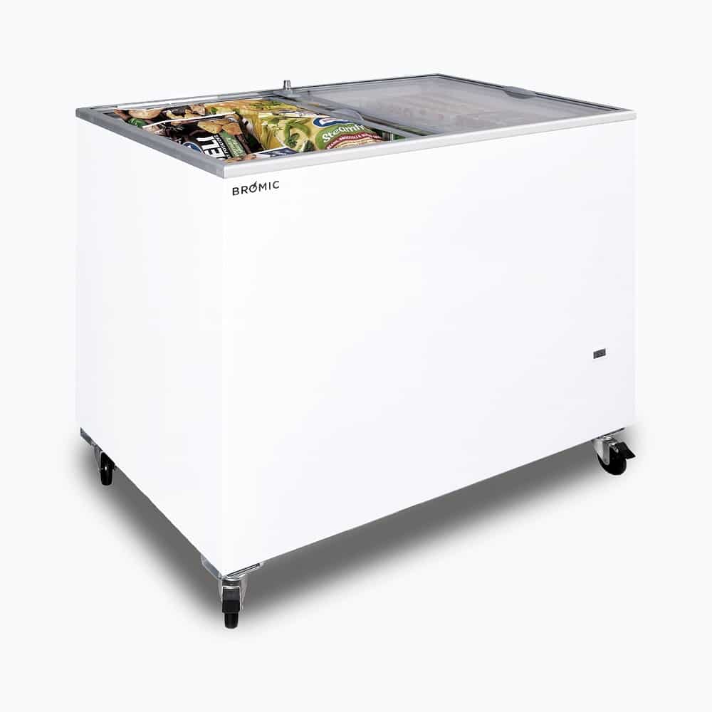 Bromic - Display Chest Freezer - 296L - Flat Glass Top