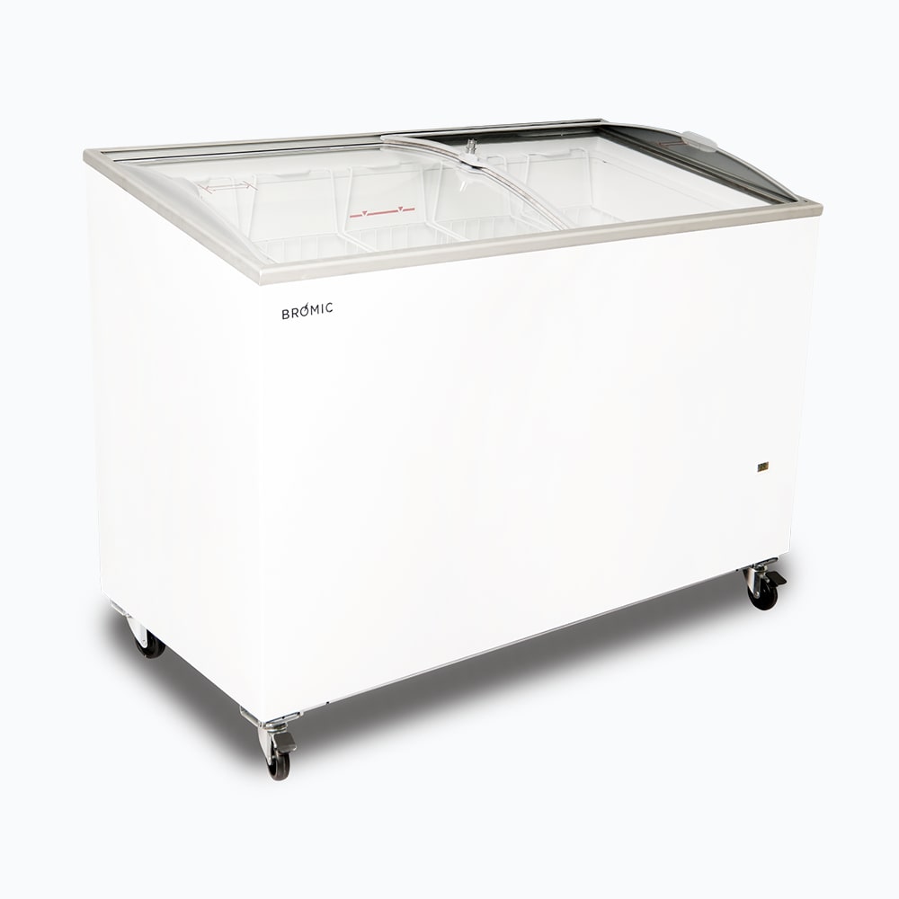 Bromic - Display Chest Freezer - 352L - Curved Glass Top