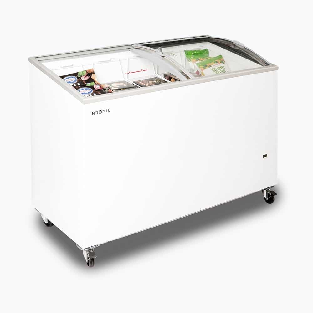 Bromic - Display Chest Freezer - 352L - Curved Glass Top