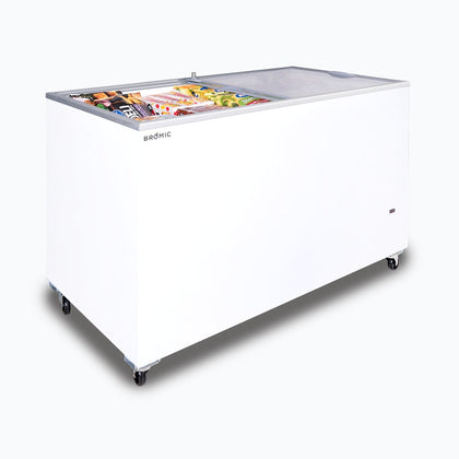 Bromic CF0400FTFG Flat Glass Top Chest Freezer 401L