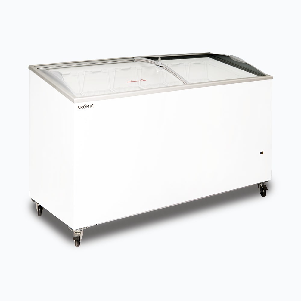 Bromic - Display Chest Freezer - 427L - Curved Glass Top