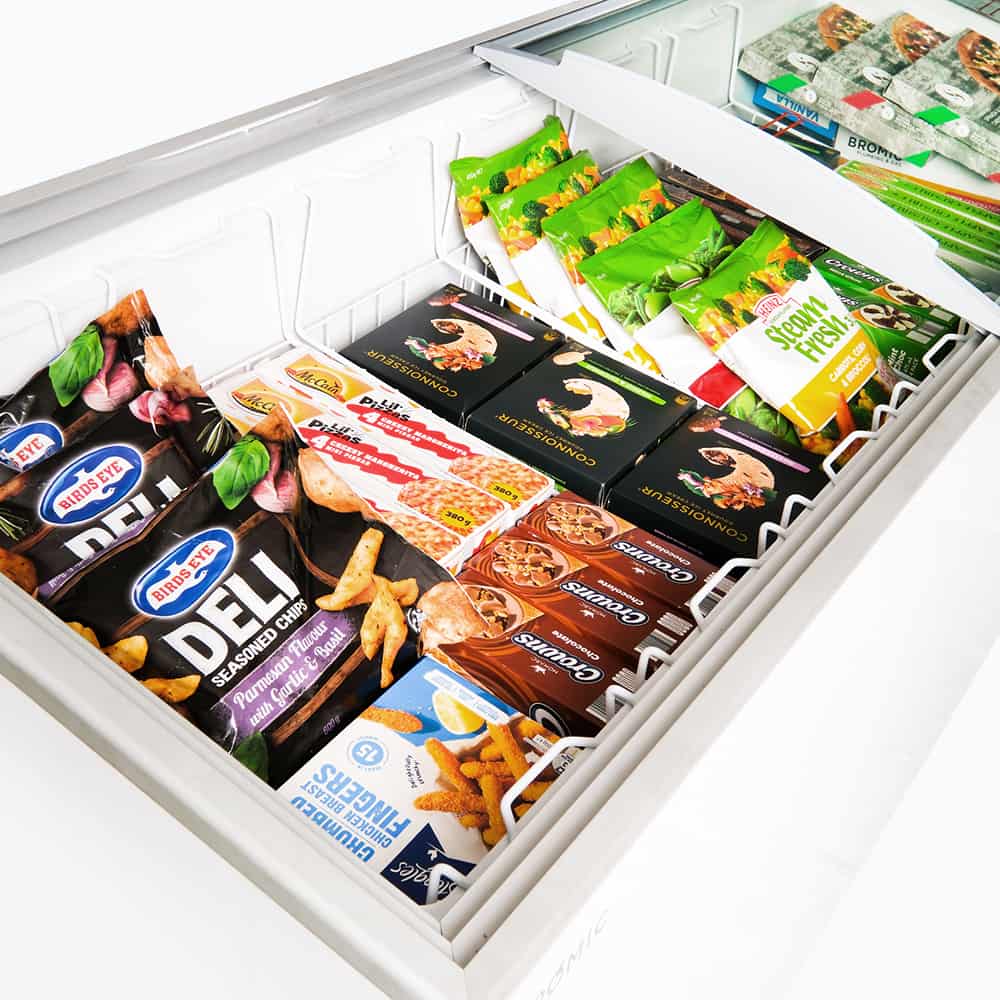 Bromic - Display Chest Freezer - 555L - Curved Glass Top