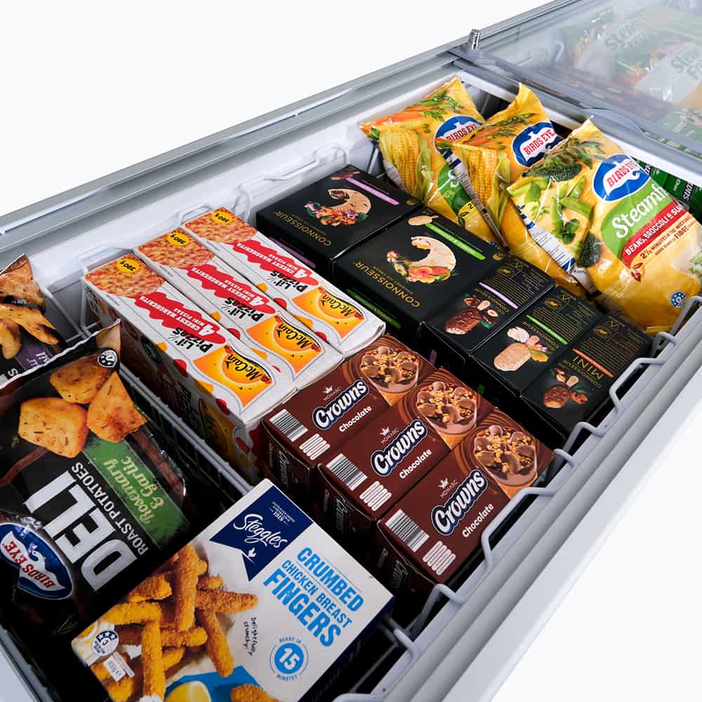 Bromic - Display Chest Freezer - 670L - Flat Glass Top