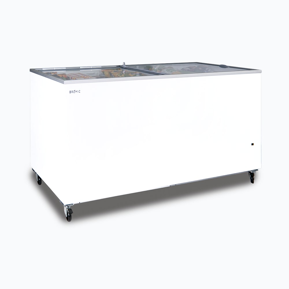 Bromic - Display Chest Freezer - 670L - Flat Glass Top