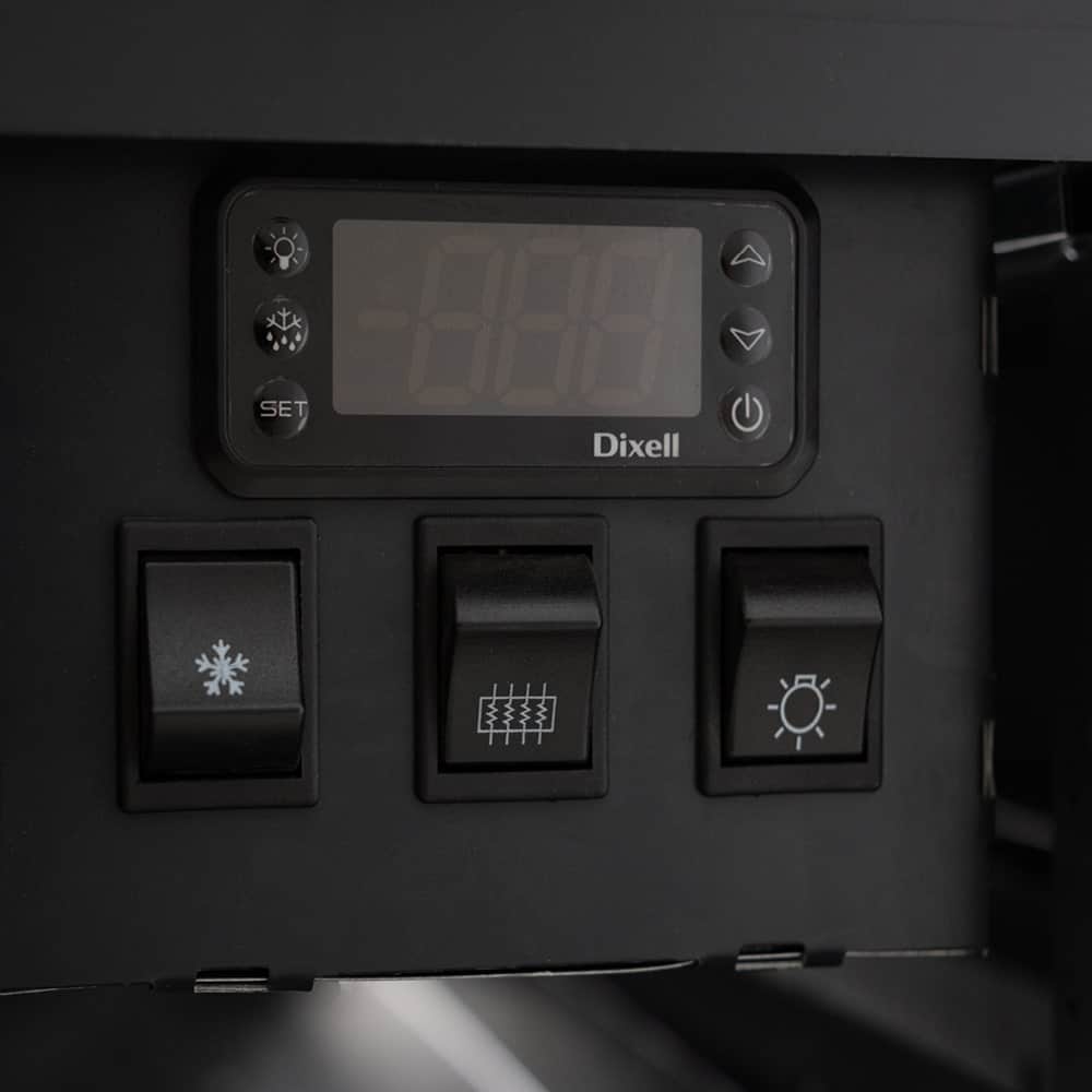 Bromic DD2500SG-NR - Square Glass Deli Display 2580mm