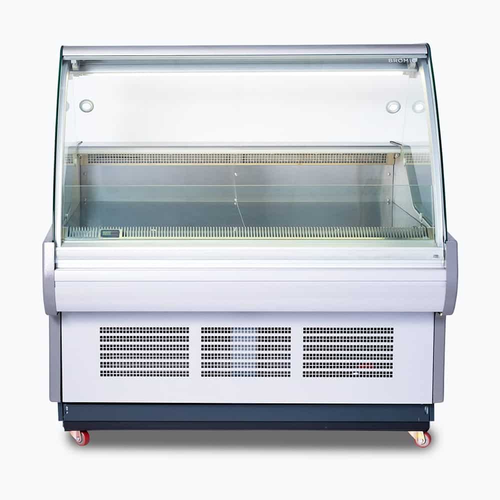 Bromic - Curved Glass Deli Display - 1330mm