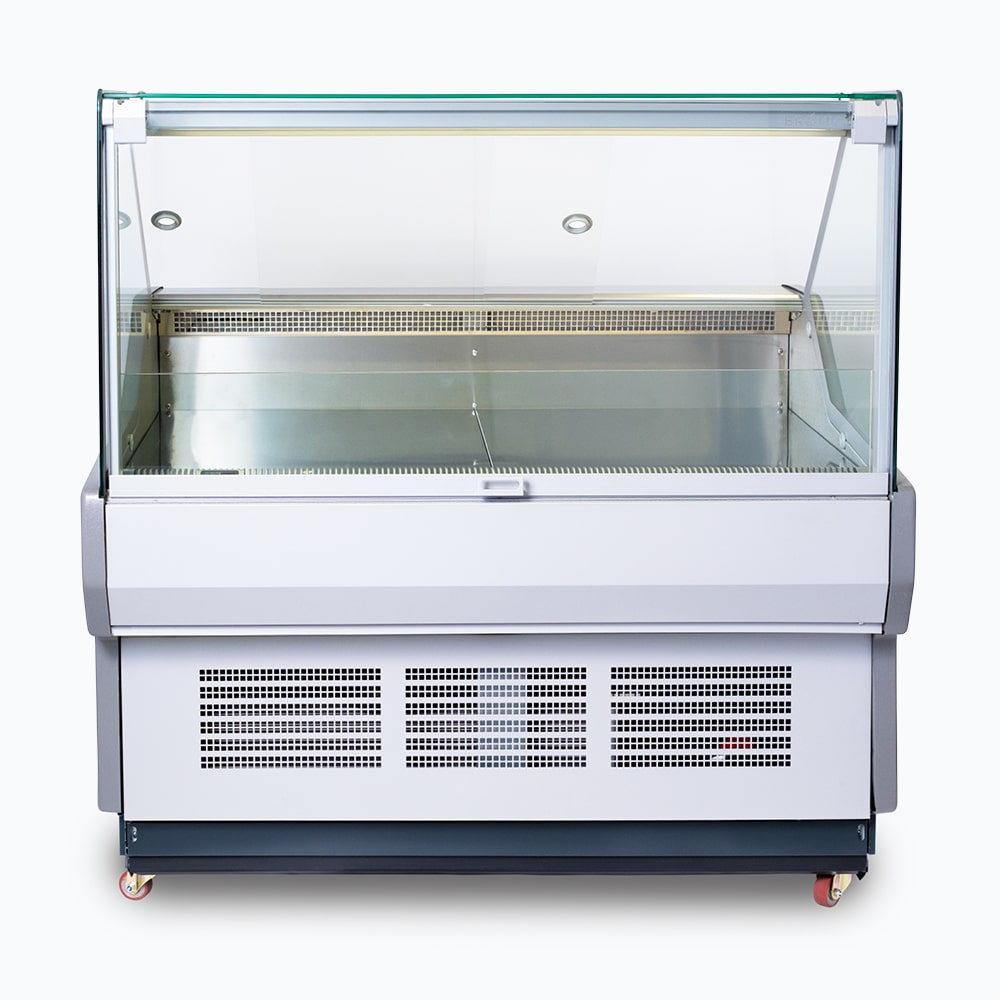 Bromic - Square Glass Deli Display - 1330mm