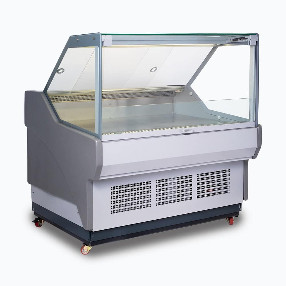 Bromic - Square Glass Deli Display - 1330mm